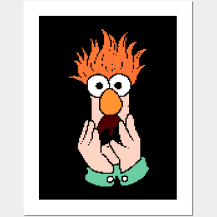 Beaker Muppets - Pixel art Posters and Art